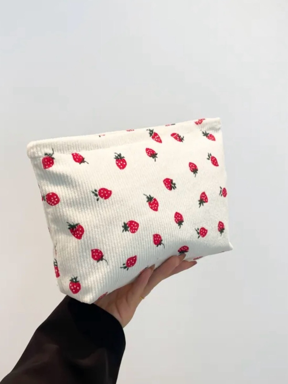 Cosmetic Pouch - Strawberry Print